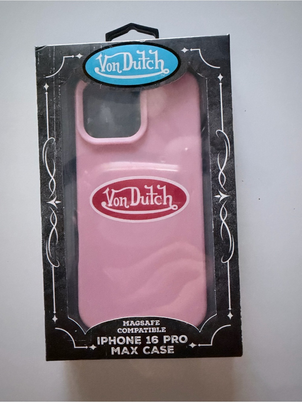 Von Dutch Pink MagSafe Compatible Case for iPhone 16 Pro Max – New
